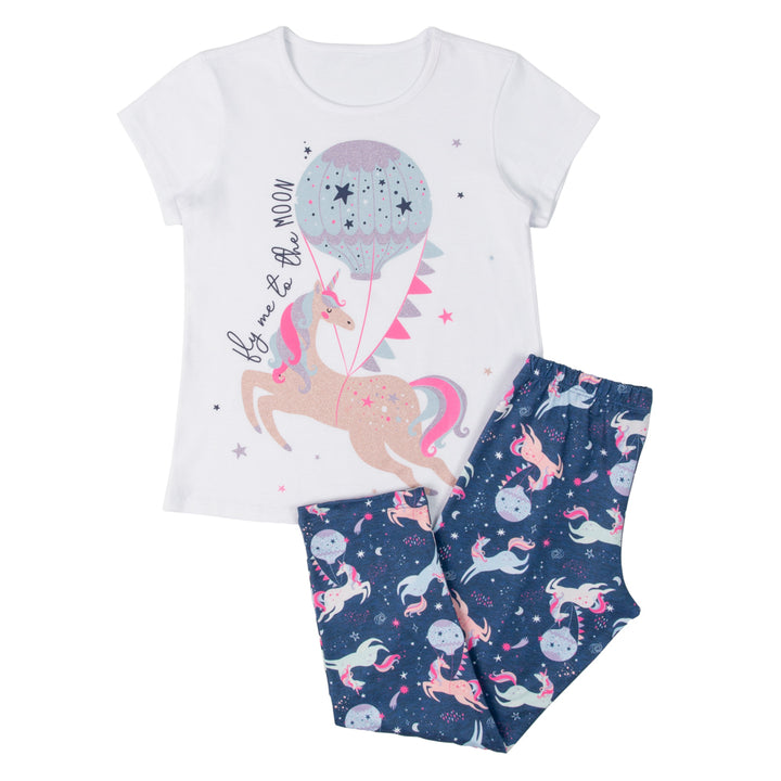 Pijama niña de unicornios